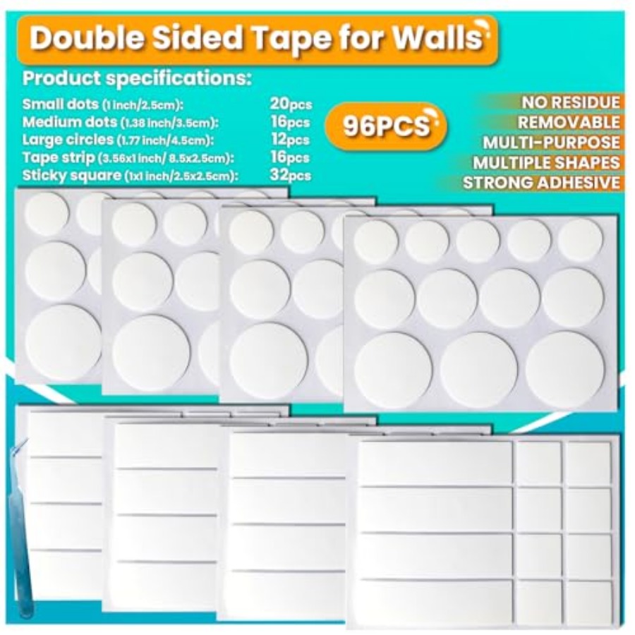 Art Craft Picture - 양면 테이프 (벽면용), 그림 걸이용 스트립,