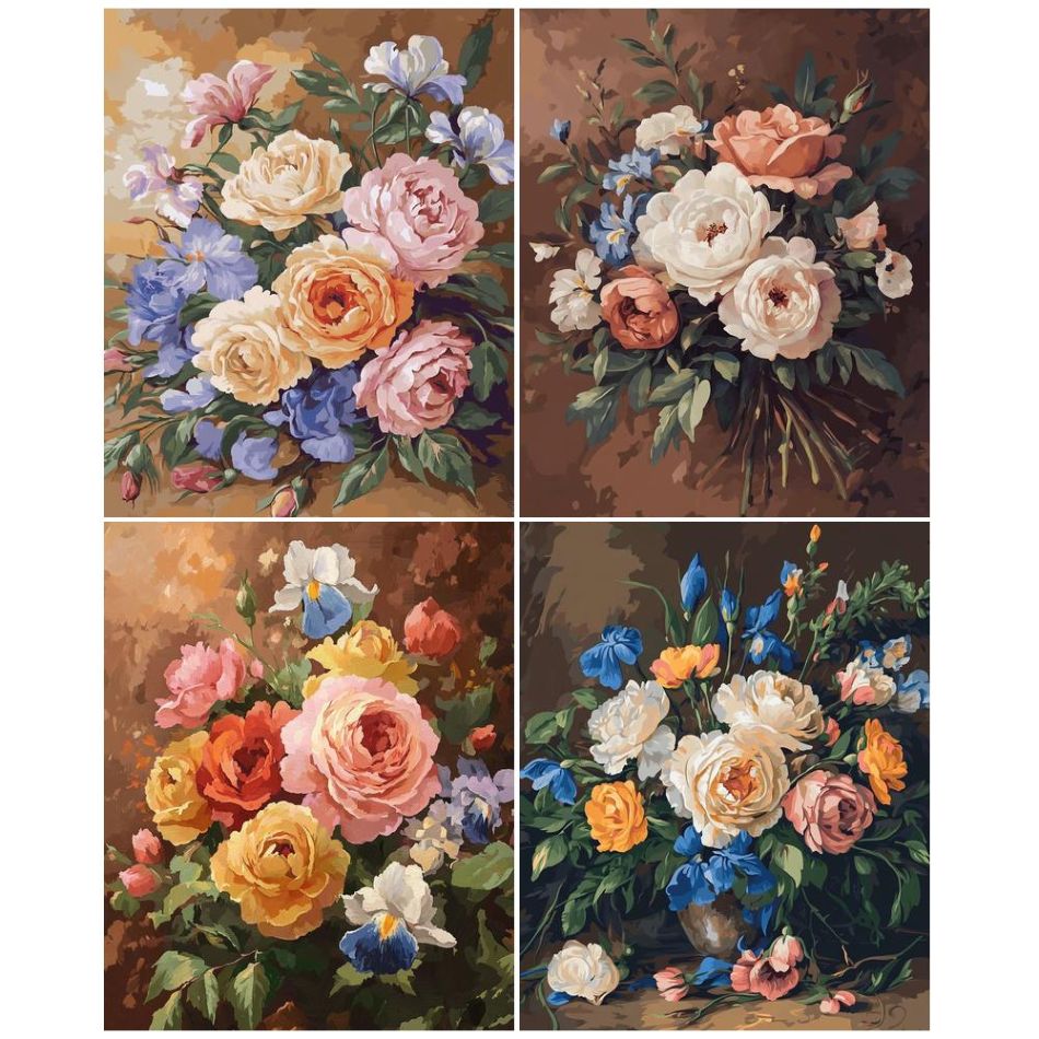 Art Craft Gift Ideas - CHENISTORY 꽃 5D 다이아몬드 페인팅 키트