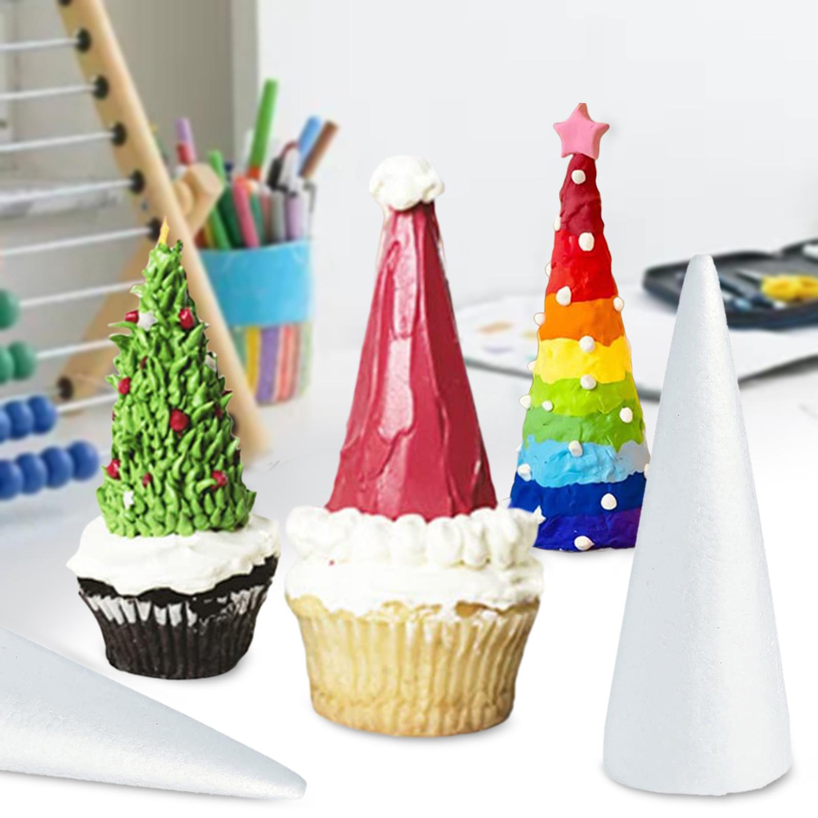 Art Craft Christmas Tree - 공예용 폼 콘 30개, 어린이 DIY