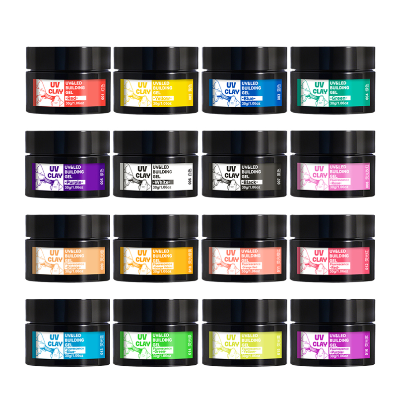 Art Craft Model - 16가지 색상의 UV 레진 퍼티 -