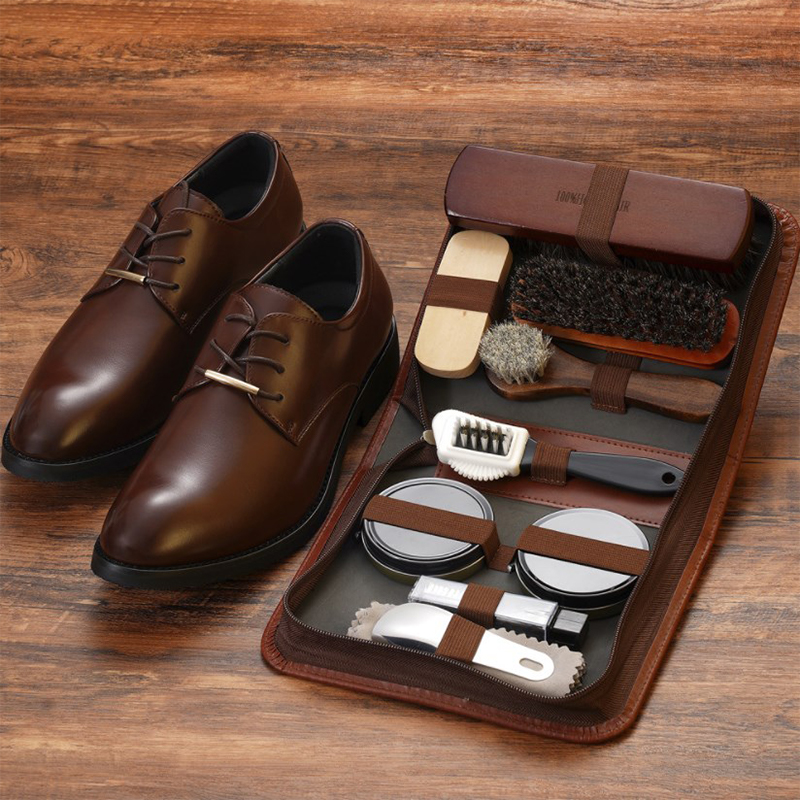 Leather Tooling Kit - 말총 신발 브러시 세트 가죽 관리