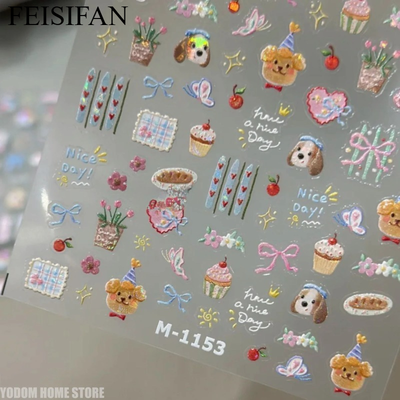 Art Craft Doodle - 2개의 귀여운 손으로 그린 강아지 낙서