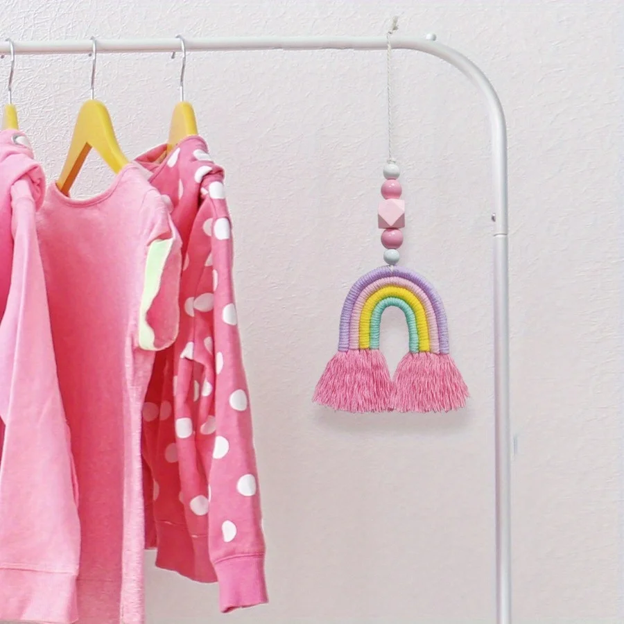 Art And Craft For Nursery - 무지개 바람종 미니어처 장식품, 벽걸이 장식,