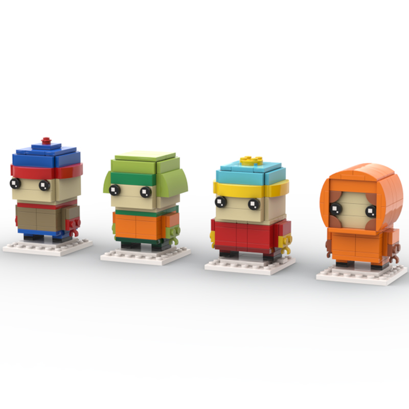 Art Craft Gift Ideas - 336피스 MOC 사우스 파크 브릭헤즈 모델