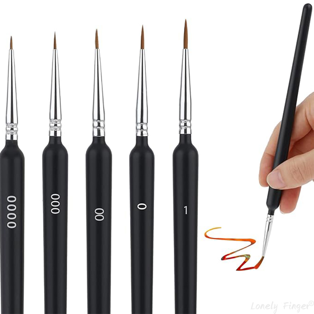 Watercolor Brush Pen - 5/11Pcs 페인트 브러쉬 세트, 미니어처 페인팅을