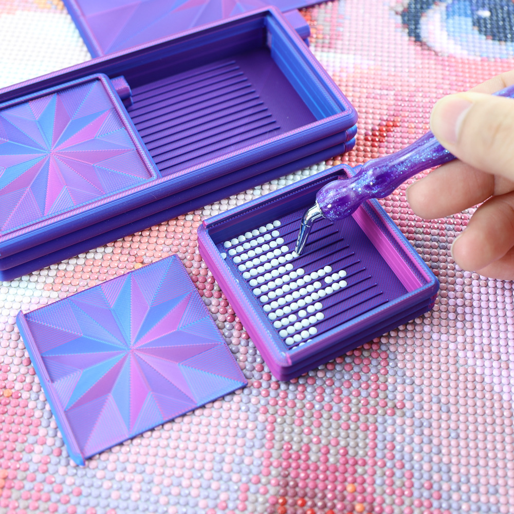 3 in 1 그라데이션 컬러 다이아몬드 아트 트레이(뚜 - Box Art And Craft 리뷰 및 가격