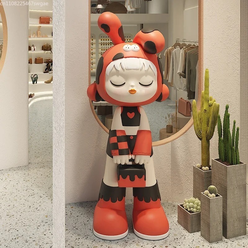 아트 카툰 소녀 조각상 실내 패션 캐릭터 모델 레진 공 - Art Craft Home 리뷰 및 가격