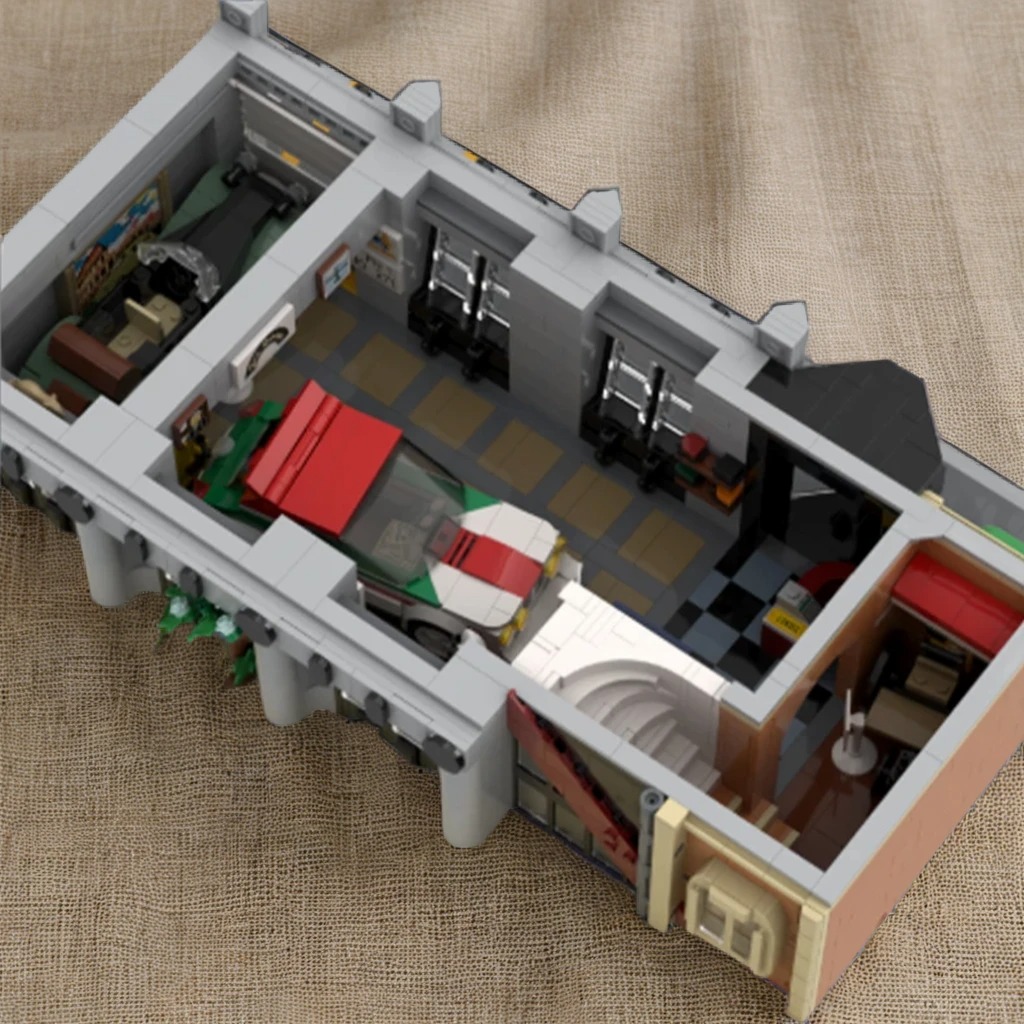 4135pcs MOC 모듈형 건물 모듈형 모터스포츠 박 - Art Craft Museum 리뷰 및 가격