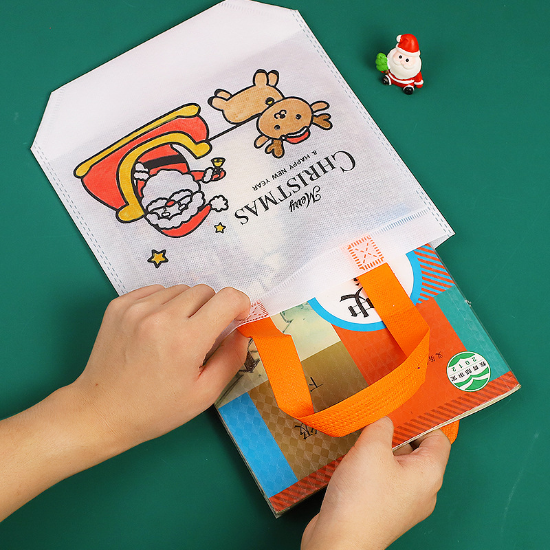 10-100PCS 만화 크리스마스 낙서 토트백 DIY  - Art Craft Doodle 리뷰 및 가격
