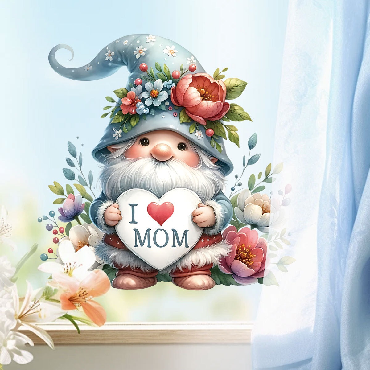 어머니의 날 벽 스티커 귀여운 그놈 사랑 풍선 데칼 홈 - Art And Craft For Mother'S Day 리뷰 및 가격