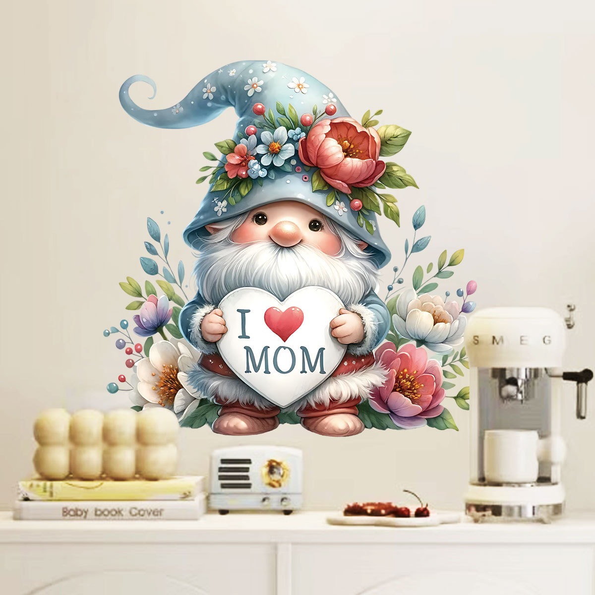 어머니의 날 벽 스티커 귀여운 그놈 사랑 풍선 데칼 홈 - Art And Craft For Mother'S Day 리뷰 및 가격