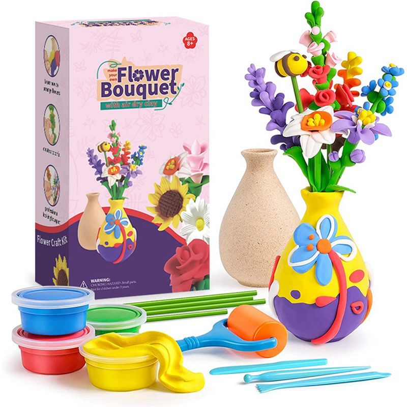 J1UL1N 어린이 공예 및 미술 세트용 꽃 공예 키트 - Art And Craft For Mother'S Day 리뷰 및 가격