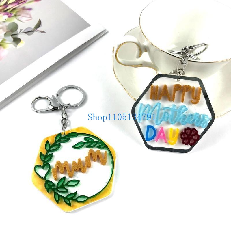 98km 구멍이 있는 귀여운 실리콘 몰드 육각형 매력  - Art And Craft For Mother'S Day 리뷰 및 가격