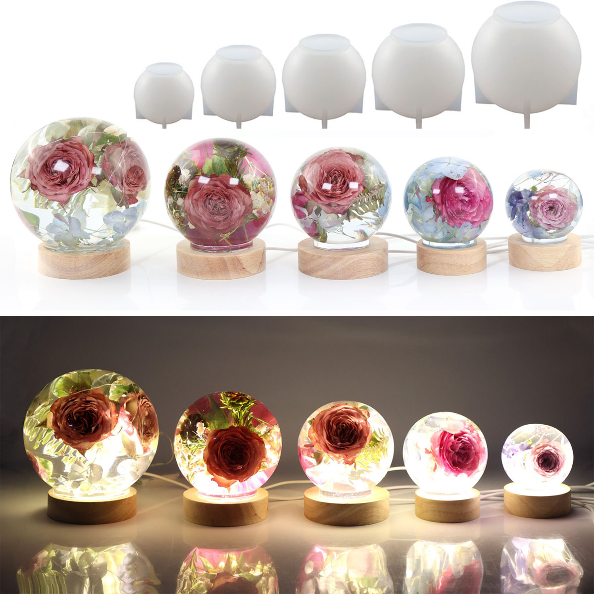 65-120mm 구형 실리콘 몰드, 드라이 플라워 구형 - Art Craft Model 리뷰 및 가격