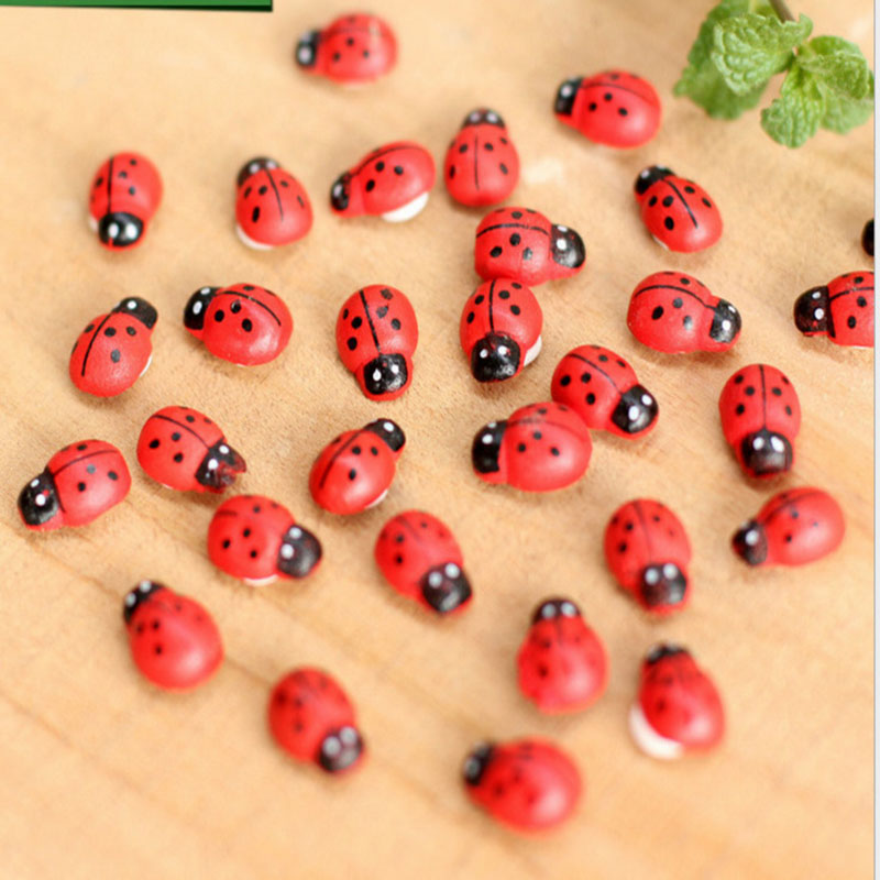 100pcs 자기 접착식 미니 냉장고 스티커 미니 무당 - Art Craft Ladybug 리뷰 및 가격