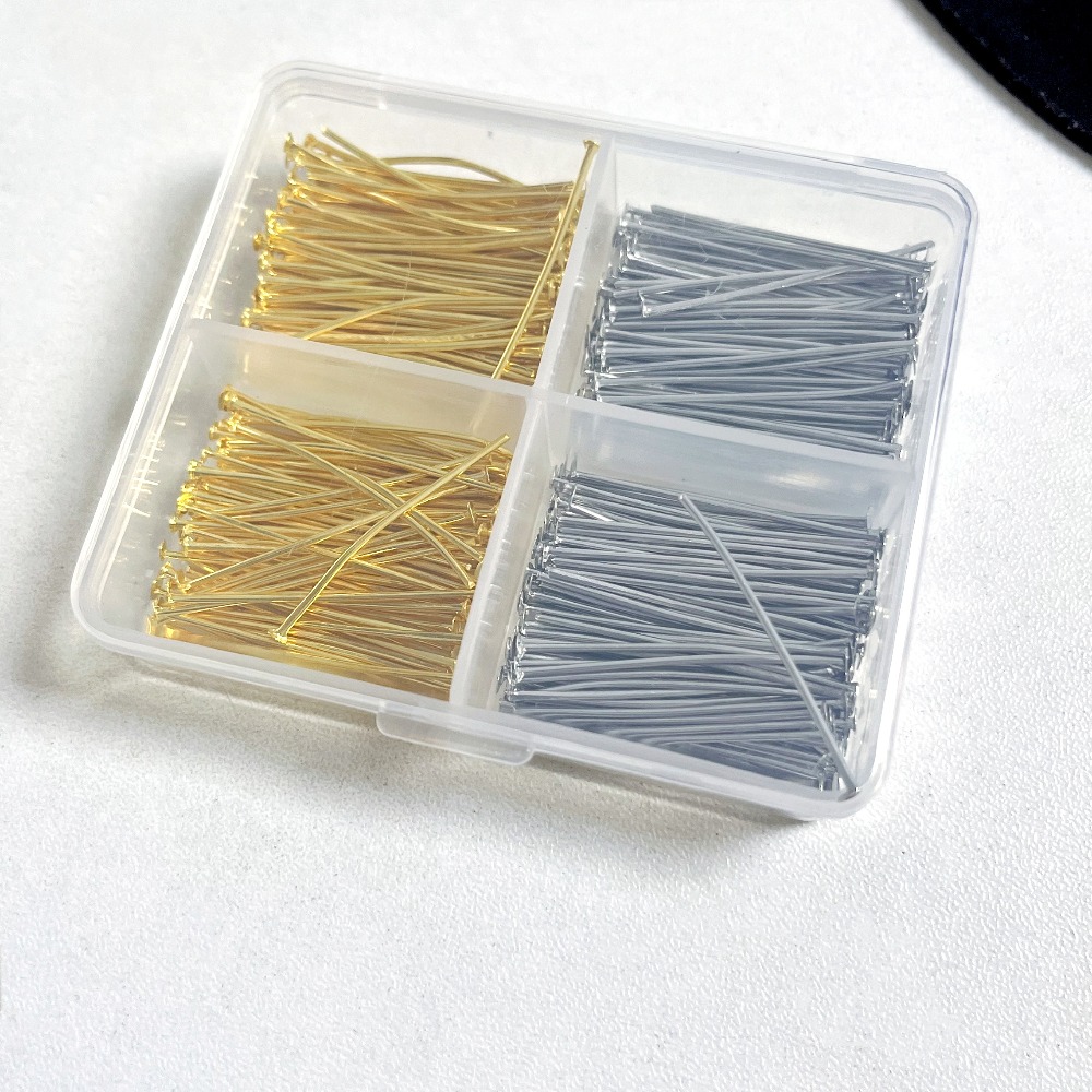 400pcs 혼합 철 헤드 핀 30mm 플랫 헤드 철  - Box Art And Craft 리뷰 및 가격