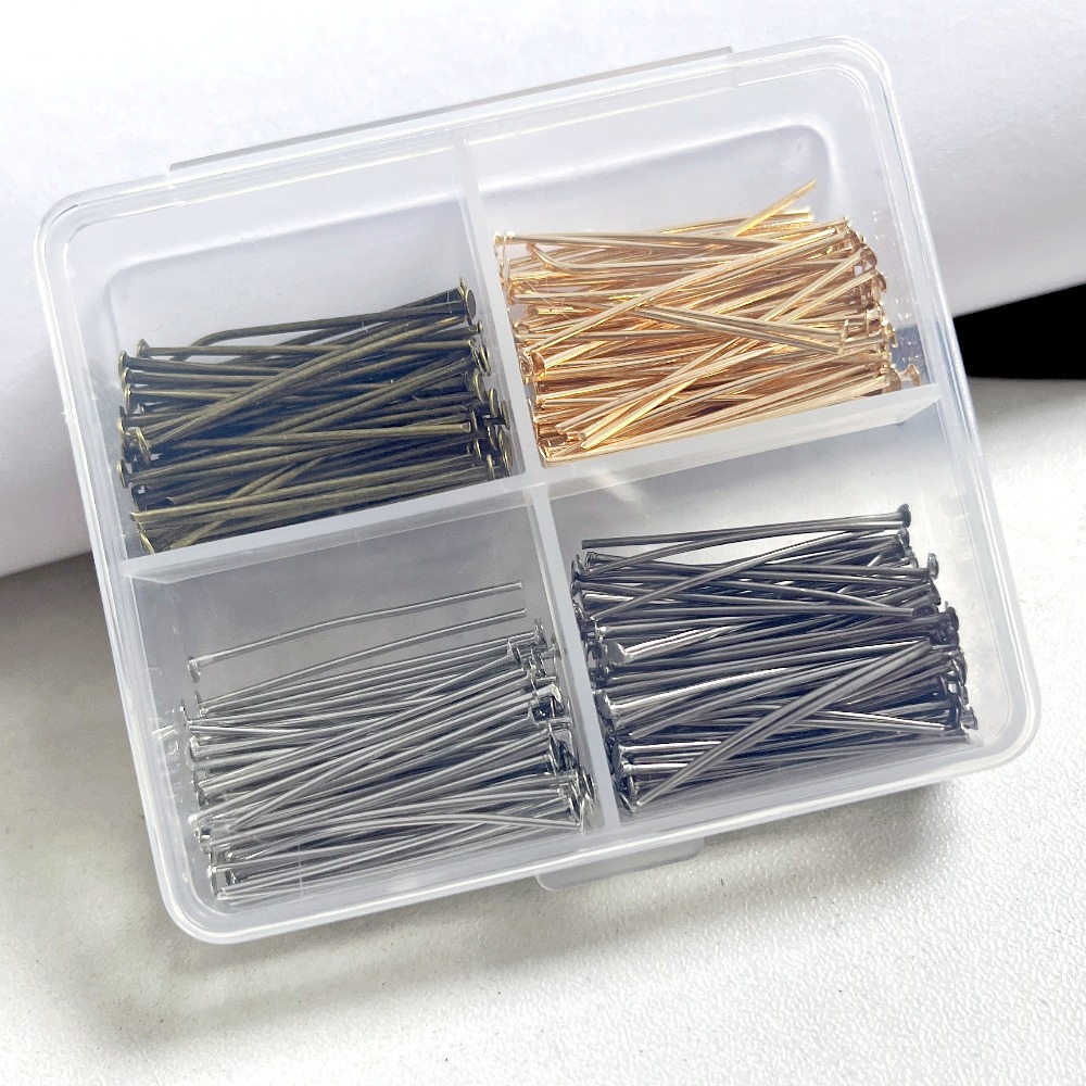 400pcs 혼합 철 헤드 핀 30mm 플랫 헤드 철  - Box Art And Craft 리뷰 및 가격