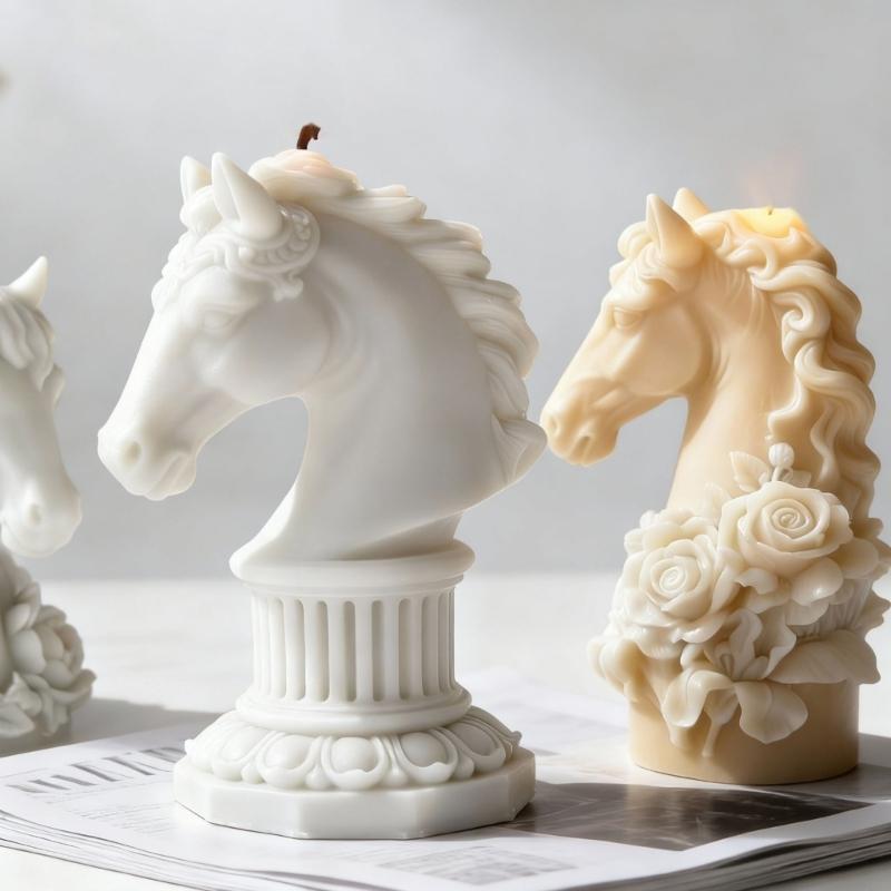 로마 란 기초 훈장 JOMD를 가진 실리콘 형 말 조각 - Art Craft Horse 리뷰 및 가격