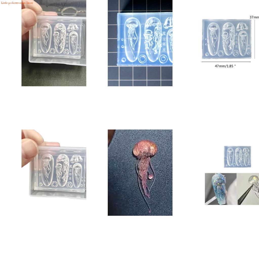 F92D 크리 에이 티브 해파리 네일 아트 금형 실리콘 - Art Craft Jellyfish 리뷰 및 가격
