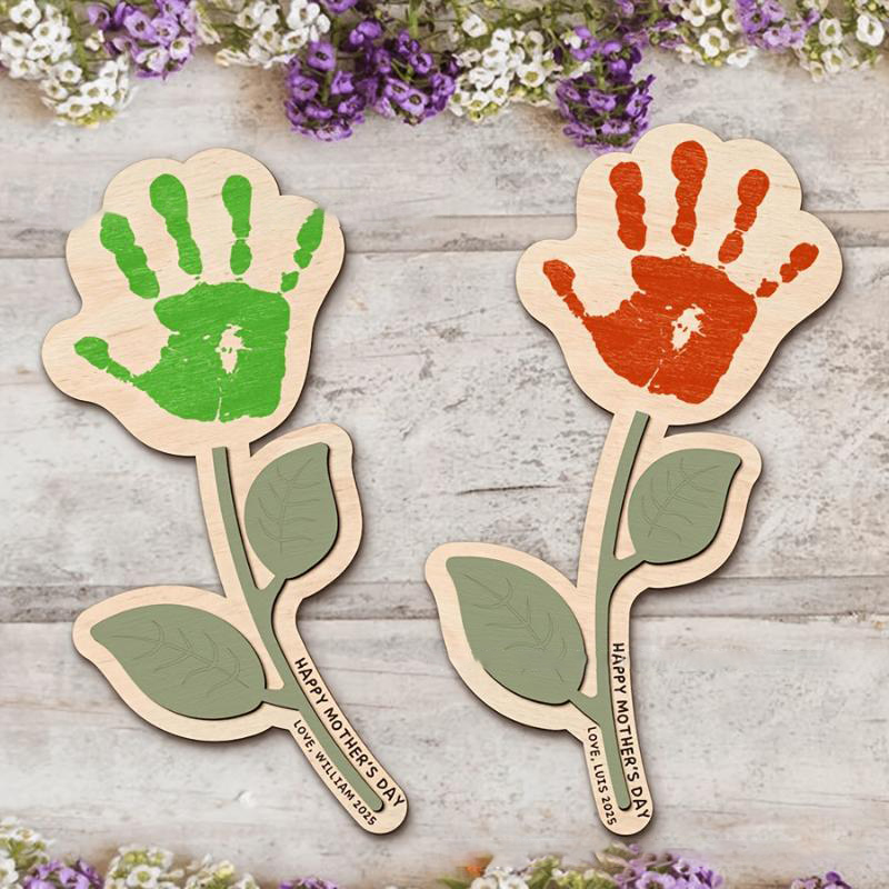 빈 손자국 나무 꽃 플라크 DIY 페인팅 미완성 나무  - Art And Craft For Nursery 리뷰 및 가격