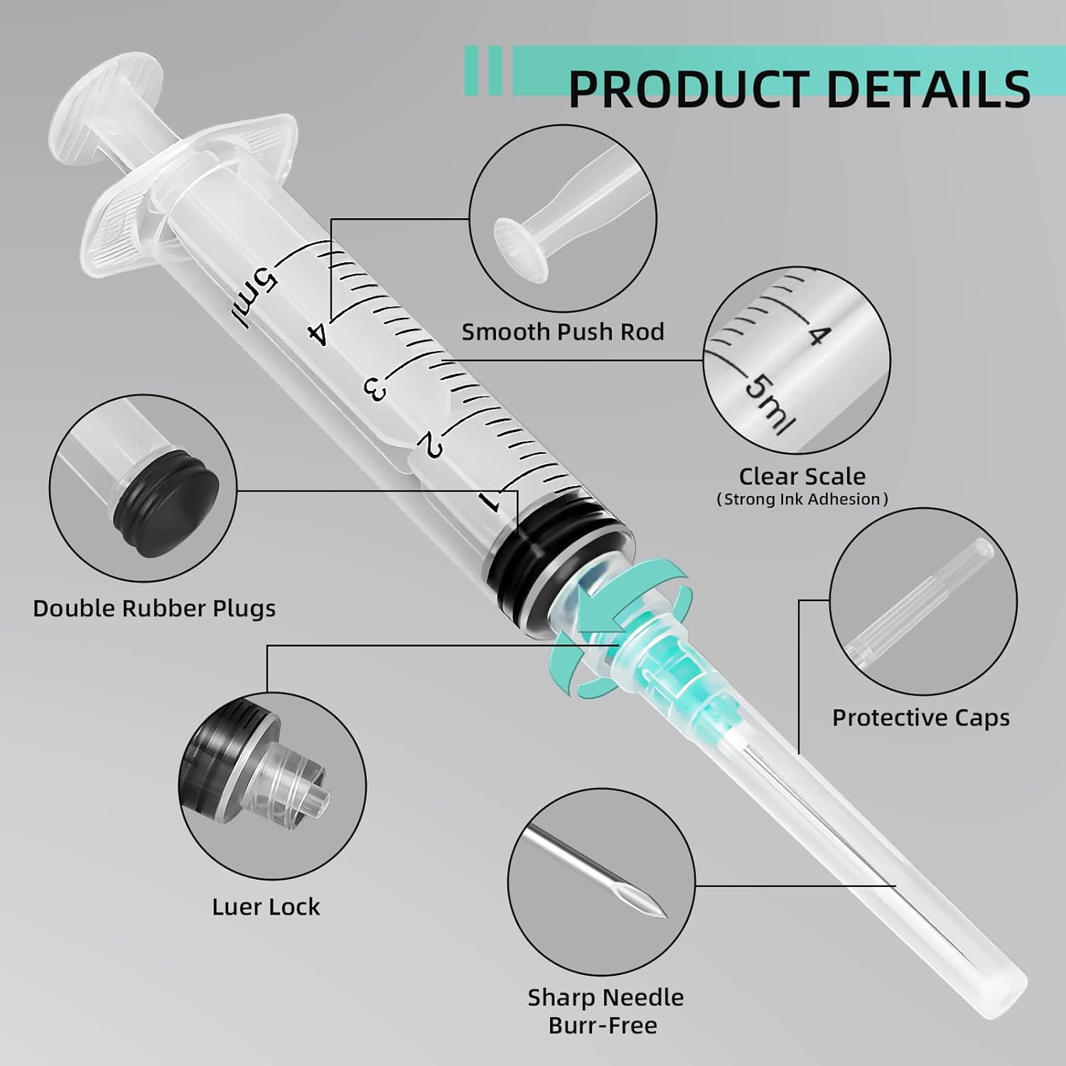 5ml 루어락 주사기, 애완동물 및 농장 동물, 산업용 - Art Craft Shop 리뷰 및 가격