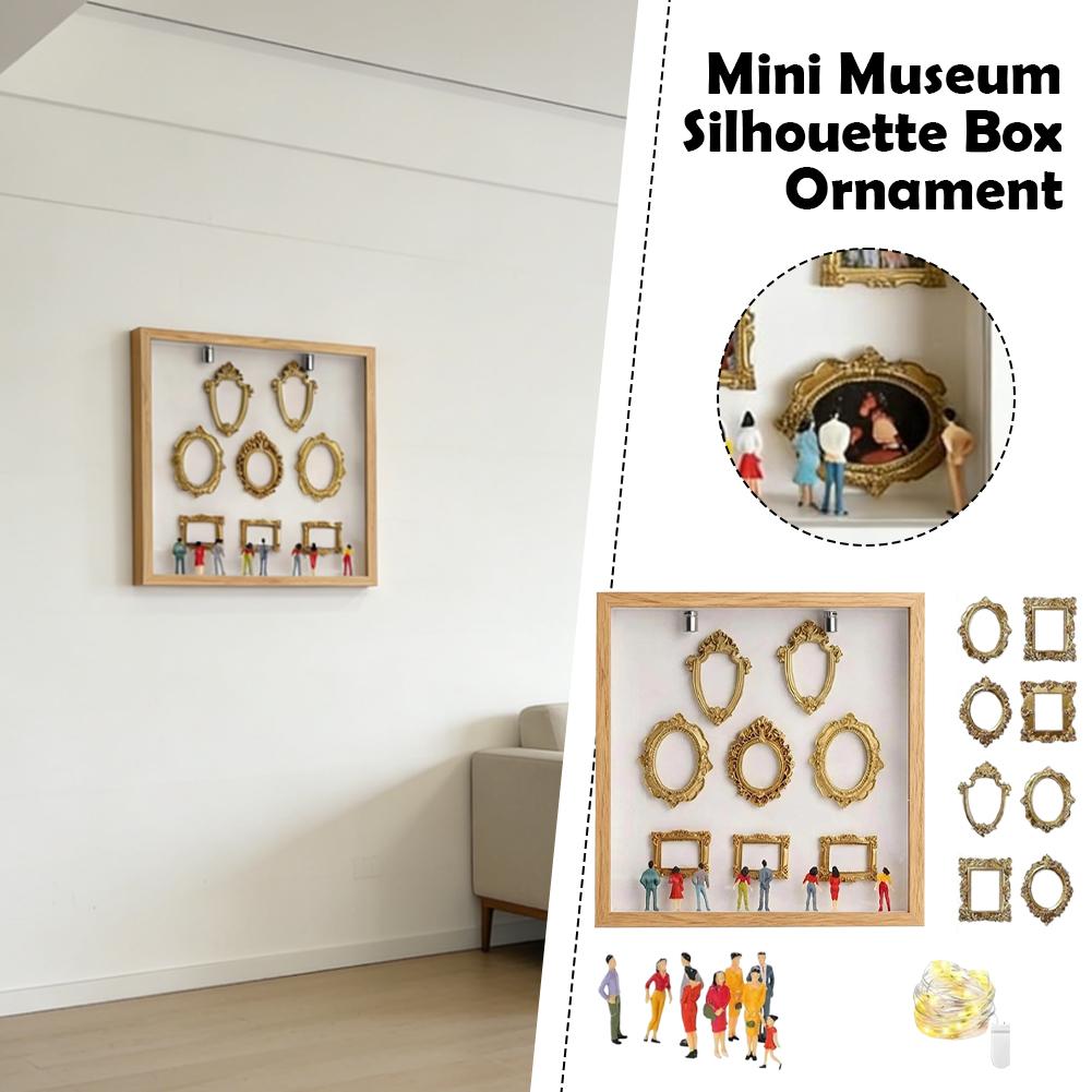 미니 박물관 실루엣 박스 DIY 공예 홈 오피스 장식  - Art Craft Museum 리뷰 및 가격