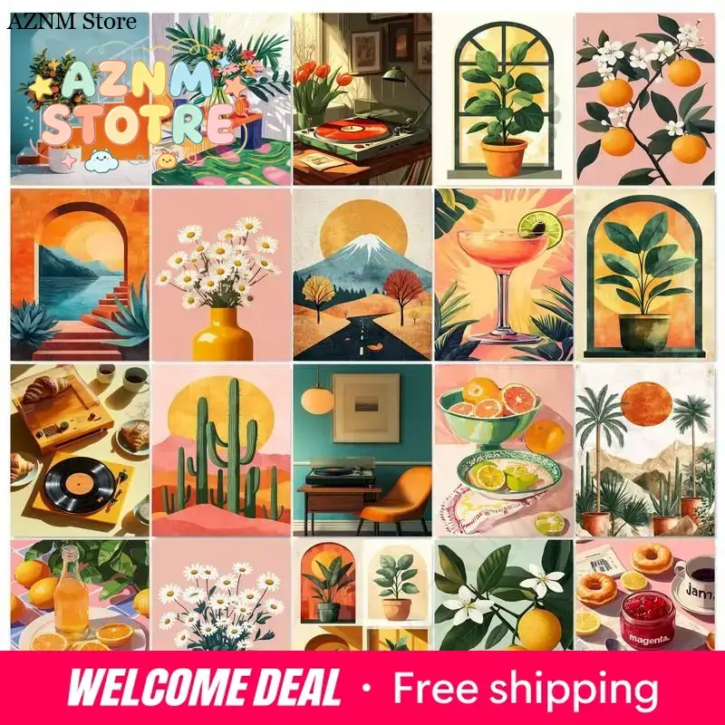 GATYZTORY 프레임 DIY 숫자 그림 꽃 아트 드 - Art Craft Home 리뷰 및 가격