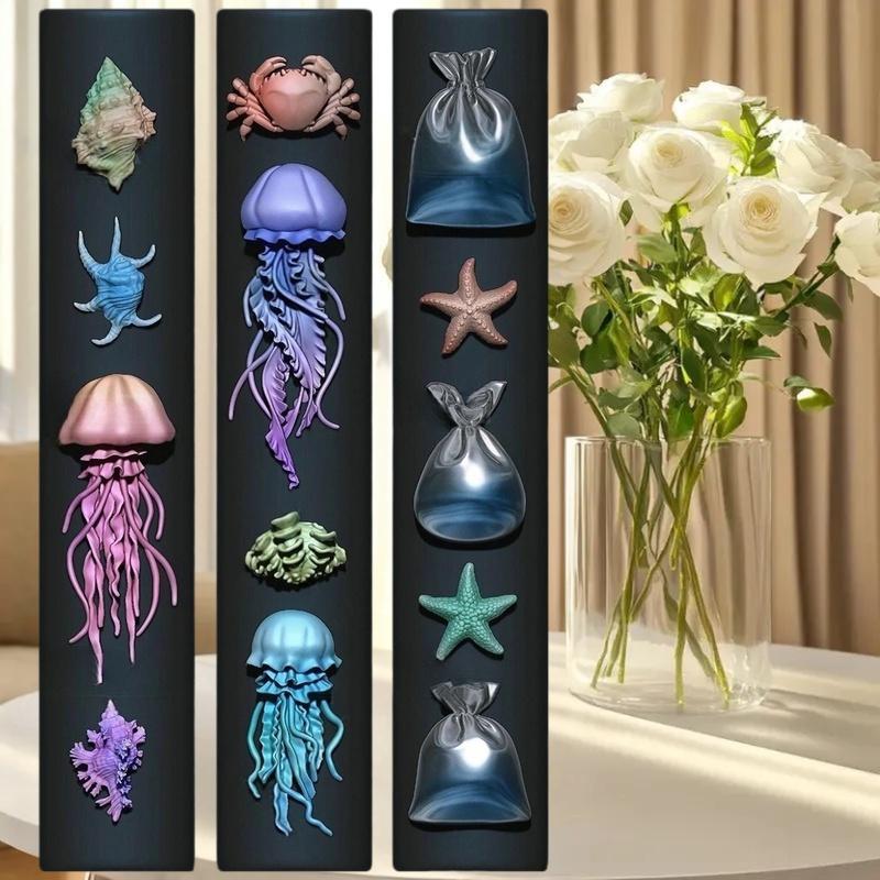 네일 공예용 매니큐어 몰드; 3D 오션 시리즈 실리콘  - Art Craft Jellyfish 리뷰 및 가격