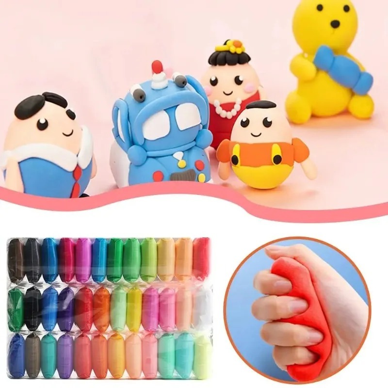 1봉지 36색 초경량 모델링 클레이 안전하고 끈적이지  - Air Dry Clay 리뷰 및 가격