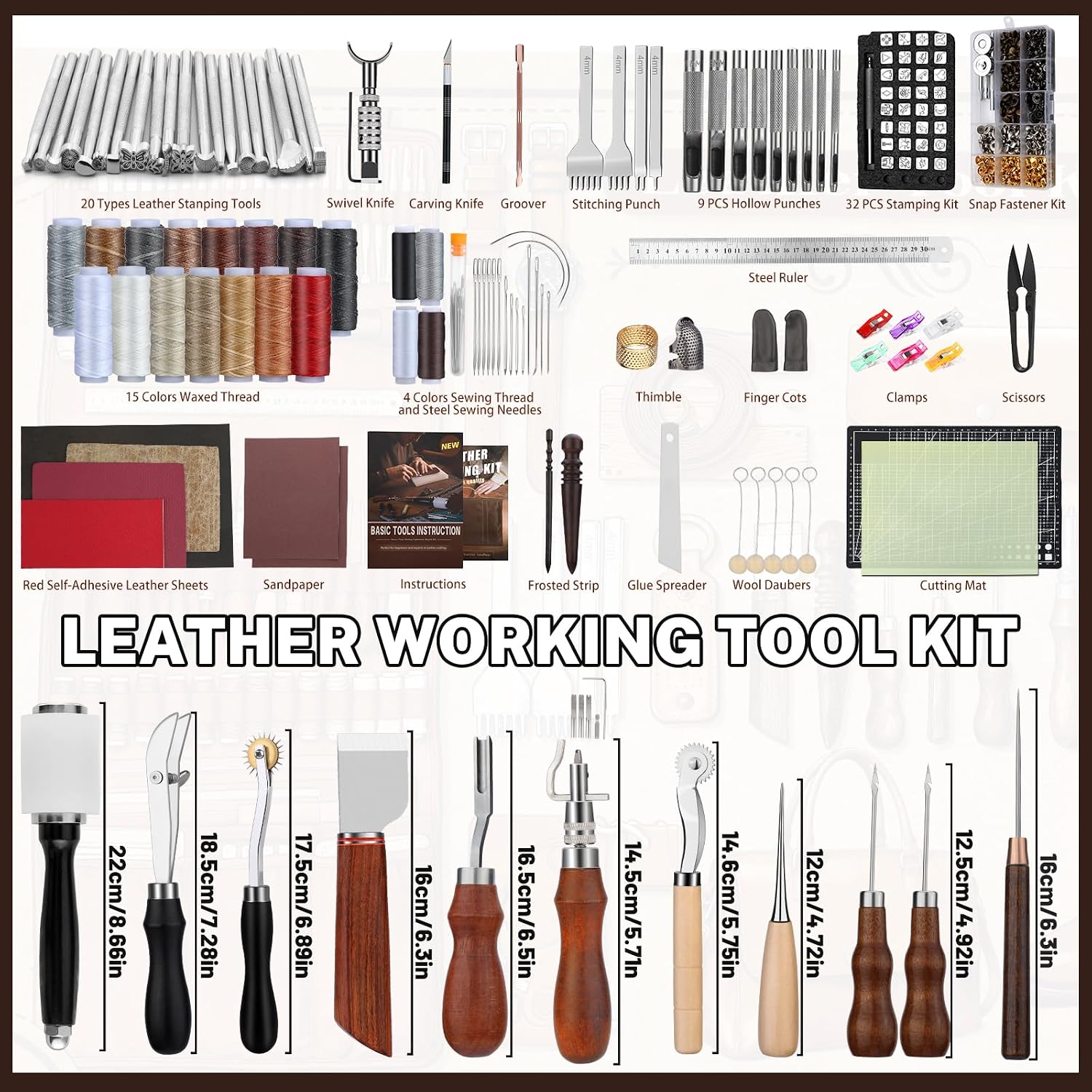 가죽 공예 키트, 가죽 공예 도구 및 수공예 키트(맞춤 - Leather Tooling Kit 리뷰 및 가격