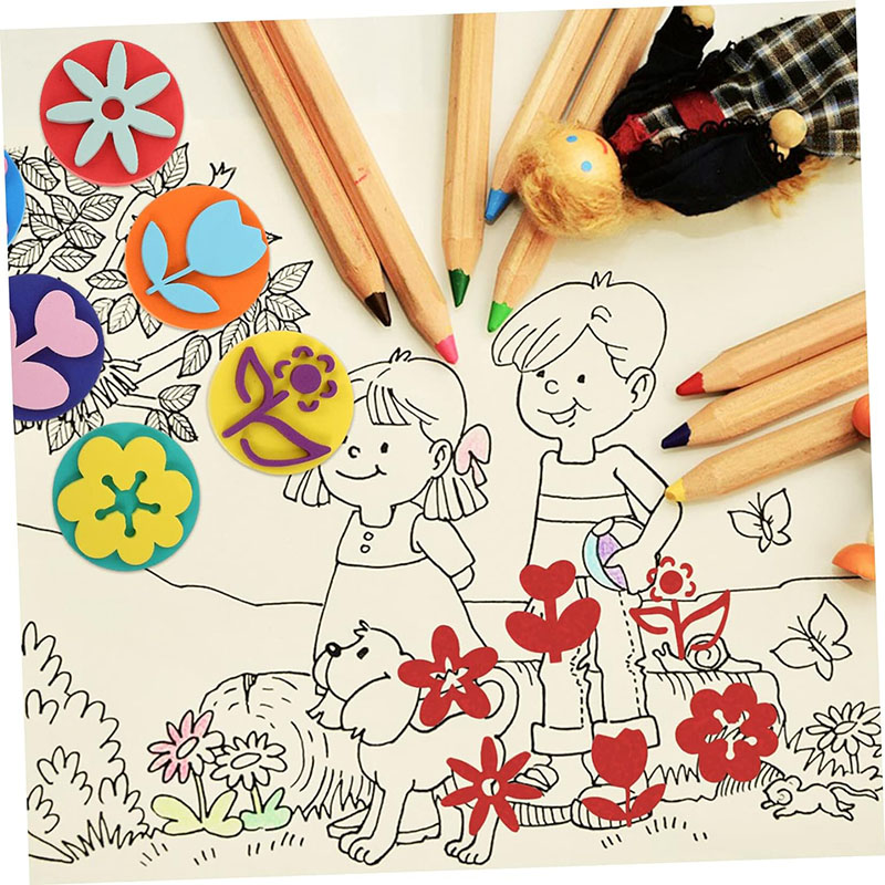 그림에 대 한 6 개/가방 거품 우표 귀여운 동물 미소 - Art Craft For Toddlers 리뷰 및 가격