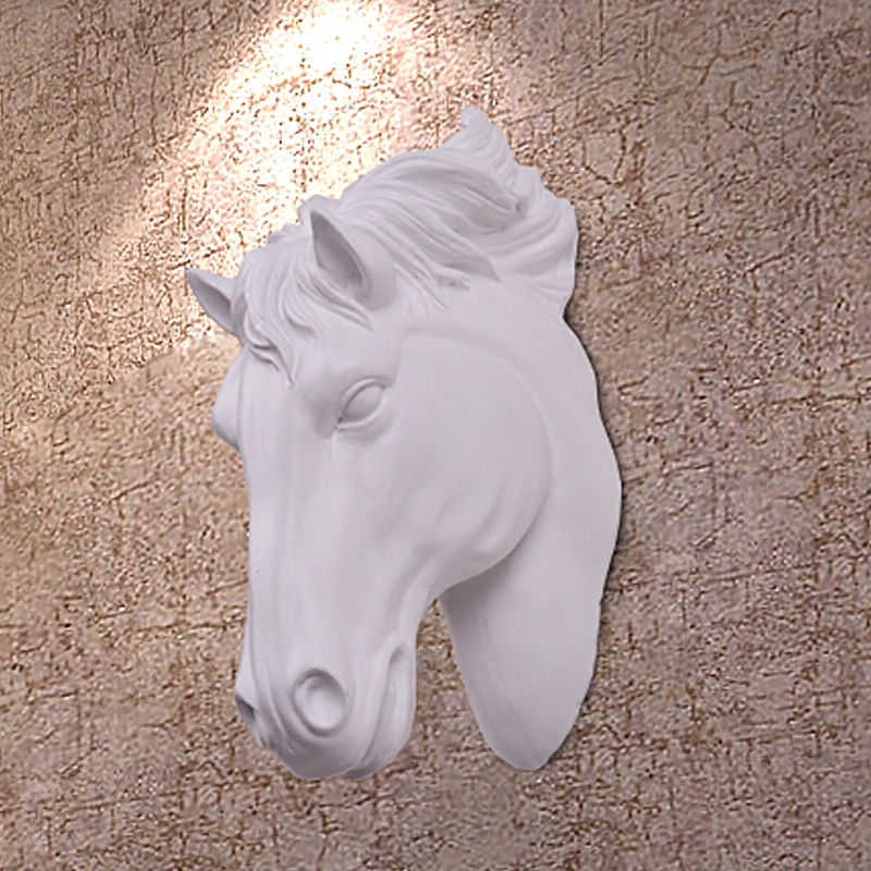 3D 말 머리 벽 장식 레진 조각품 동물 장식품 거실  - Art Craft Horse 리뷰 및 가격