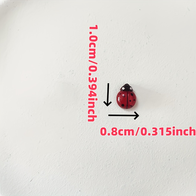 100개 야광 레진 무당벌레 - 네일 아트, 쥬얼리 및 - Art Craft Ladybug 리뷰 및 가격