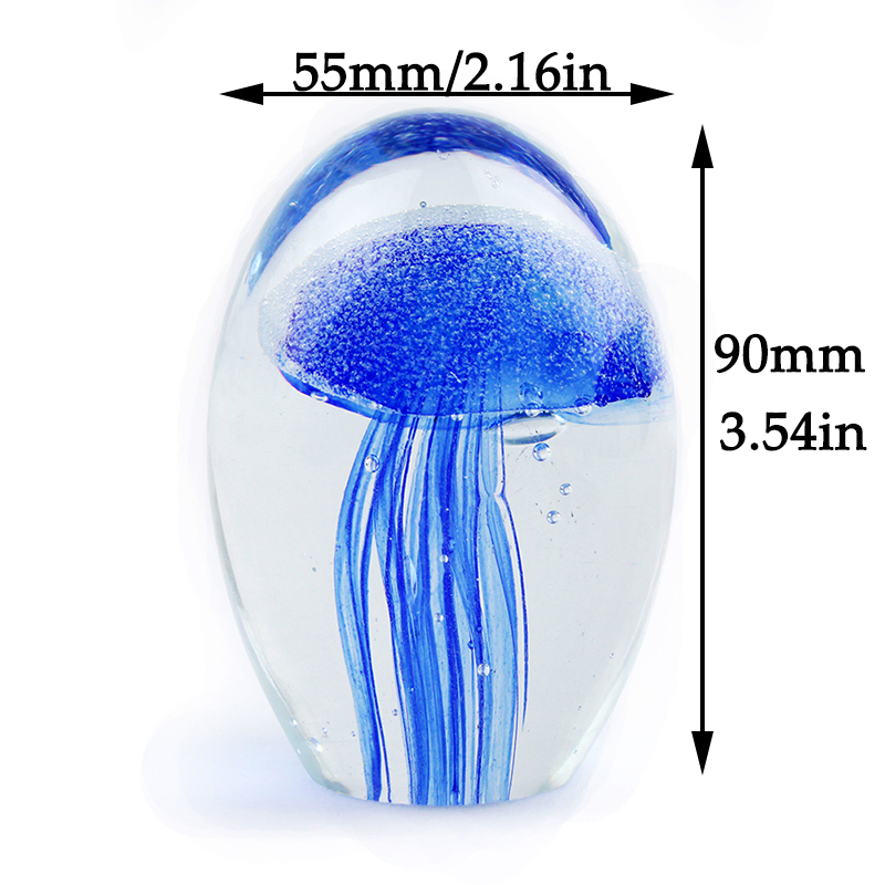 미니어처 3D 해파리 크리스탈 장식품 모델 유리 페이퍼 - Art Craft Jellyfish 리뷰 및 가격