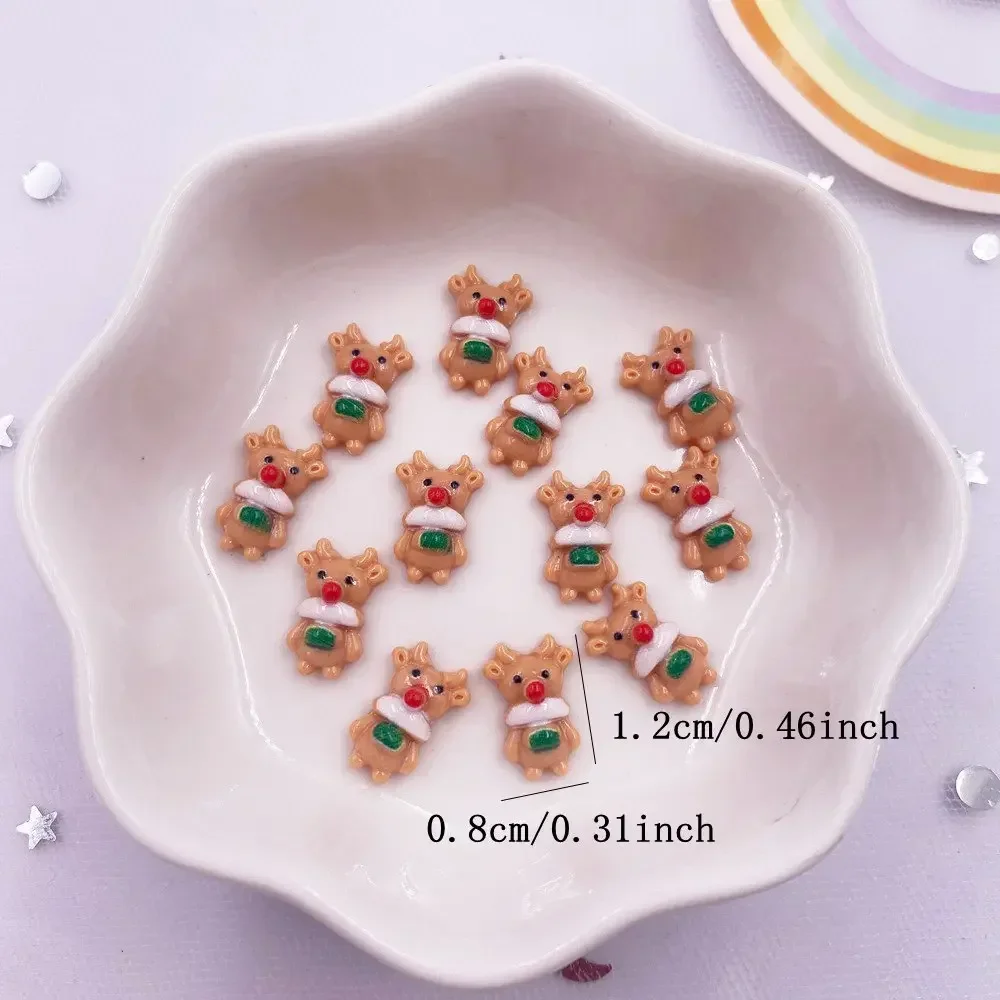 50pcs 수지 미니 다채로운 크리스마스 눈사람 나무  - Art Craft Christmas Tree 리뷰 및 가격