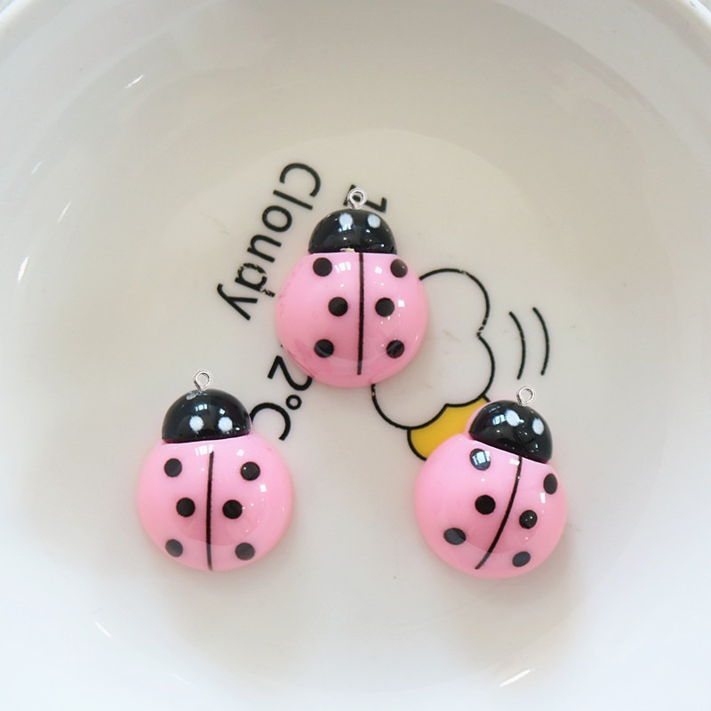 10개 반짝이는 무당벌레 플랫 백 레진 액세서리 아트  - Art Craft Ladybug 리뷰 및 가격