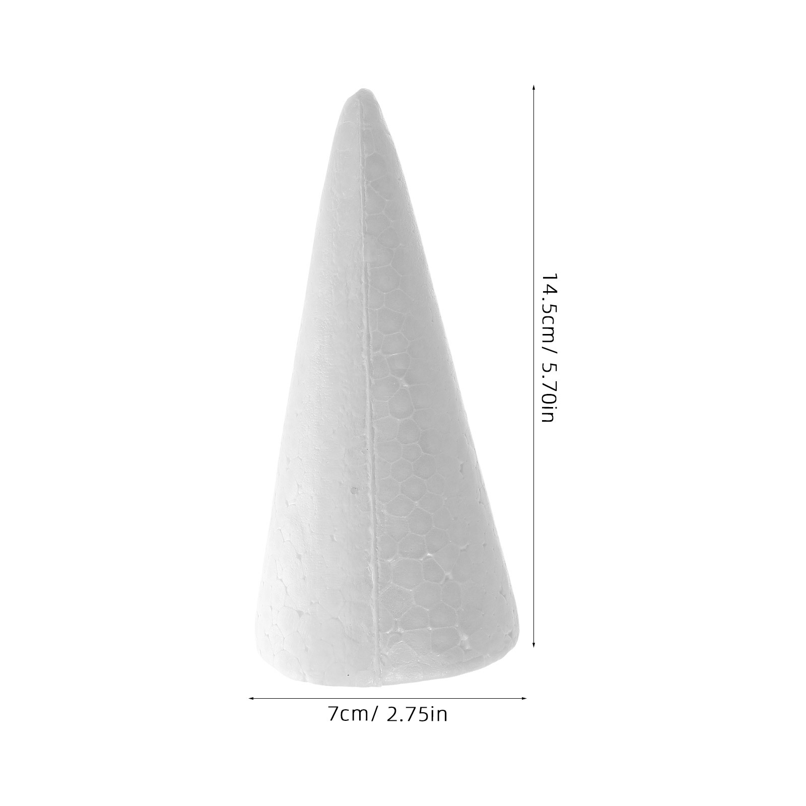12개 폼 콘 15cm 화이트 DIY 크리스마스 트리  - Art Craft Christmas Tree 리뷰 및 가격