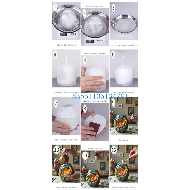 98km 크리 에이 티브 뱀 패턴 실리콘 화분 금형 화 - Art Craft Gift Ideas 리뷰 및 가격